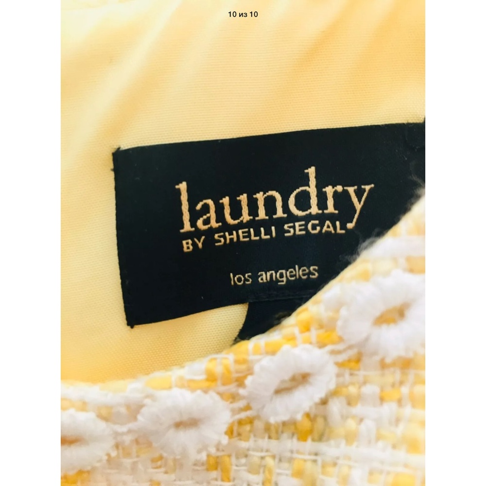 Laundry Dress Size 0 , Tweed Yellow - Picture 10 of 10
